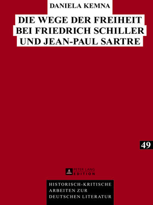 cover image of Die Wege der Freiheit bei Friedrich Schiller und Jean-Paul Sartre